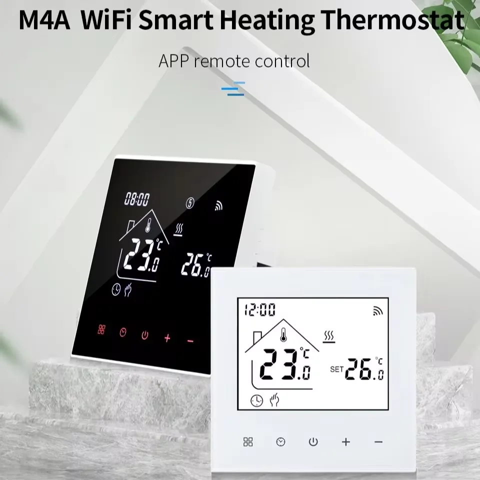 Tuya Wifi Smart Heating Thermostat LCD Display Voice Control Electric/Water Floor Temperature Controller for Alexa and Alice