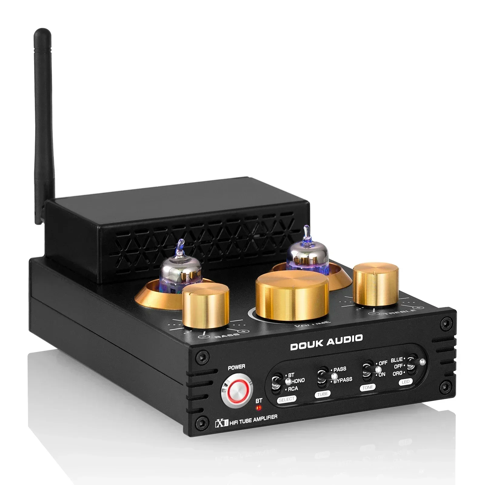Nobsound HiFi JAN5725 Bluetooth 5.0 Ontvanger MM Phono Versterker Stereo Vacuümbuizenversterker voor Draaitafels 320W - afbeelding 2