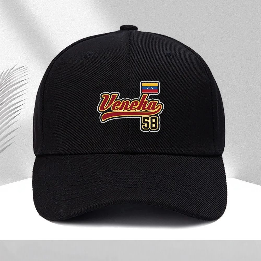

Venezuela 58 Adjustable Snapback Baseball - Venezuelan Flag & Venezuela 58 Print, Lightweight Polyester Unisex Hat Suitable for