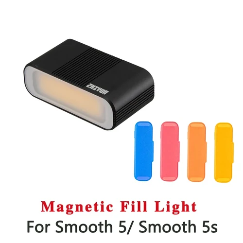 Zhiyun-Mini luz de relleno LED magnética para Smooth 5 Smooth 5S, estabilizador de cardán para teléfono inteligente de mano de 3 ejes, accesorios