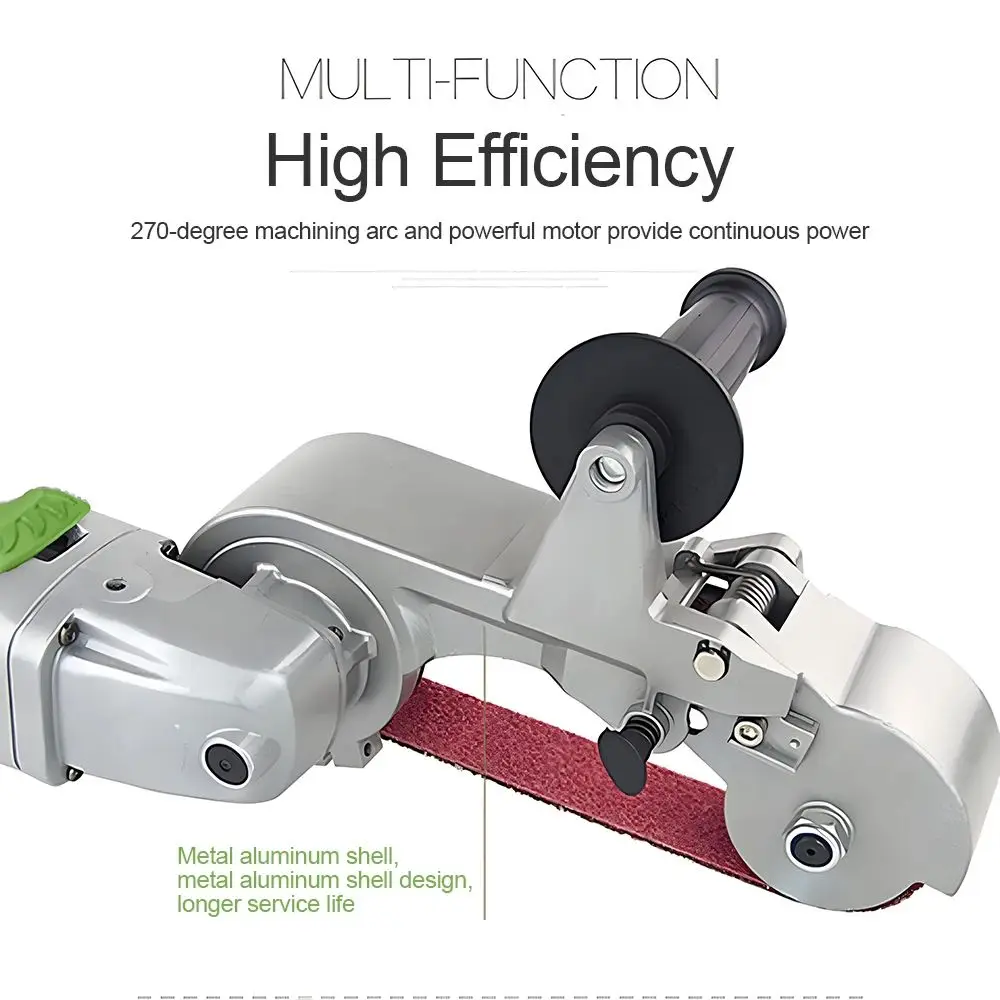 

CX-800W Speed Regulating Grinding Abrasive Belt Machine Round Tube Stainless Steel Portable Polishing Drawing Machine