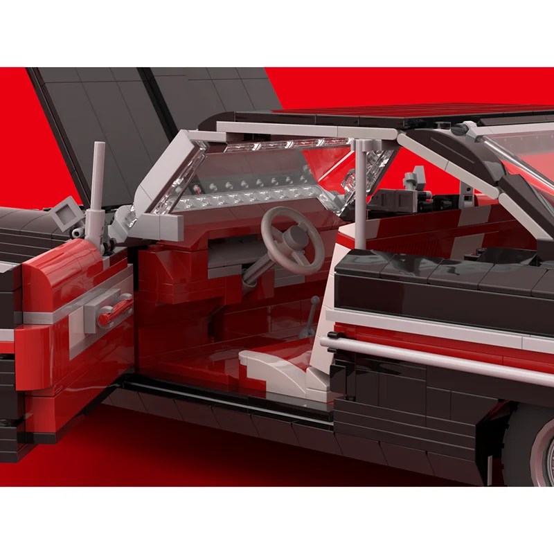 Moc Bouwstenen Modulair 1961, Impala Kampioen Snelheid Auto's Model Technologie Modulaire Super Auto Blokken Kerst Set DIY Speelgoed Cadeau