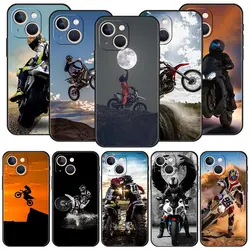 Funda de teléfono deportiva para Moto Cross, carcasa para iPhone, Apple 15, 14, 13 Pro Max, 12, 11 Mini, 7, 8 Plus, XR, XS, X, SE, 2020