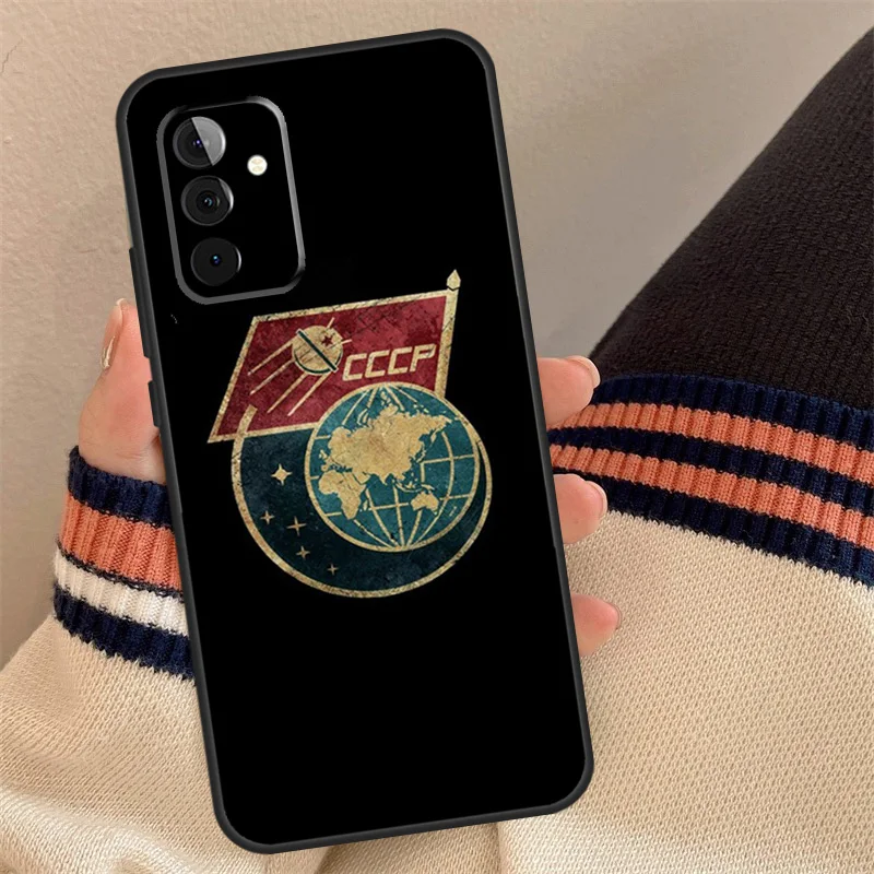 CCCP Soviet Union Russia Case For Samsung Galaxy A54 A34 A24 A14 A12 A22 A32 A52 A51 A71 A13 A23 A33 A53 A73 Cover