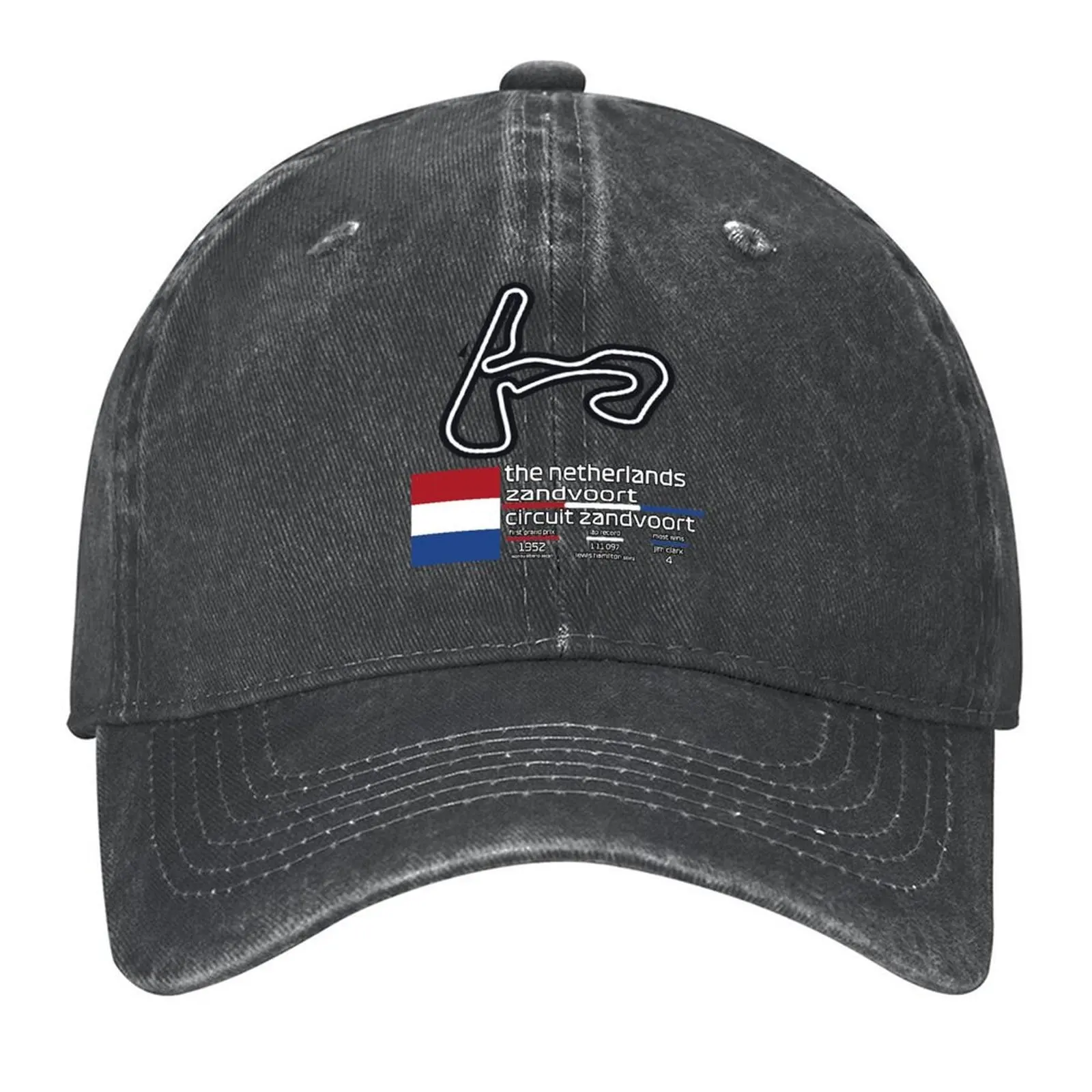 

Circuit Zandvoort F1 Records Baseball Cap Anime derby hat birthday New In The Hat Baseball Men Women's