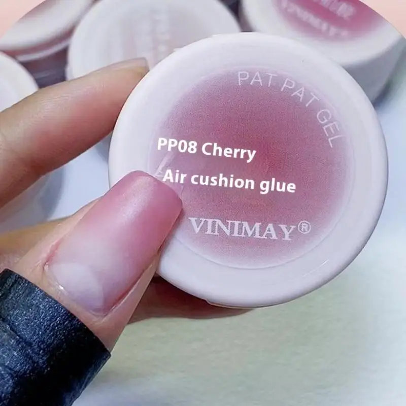 Nail Art Patting Glue Nail Polish Pat Painting Gel With Sponge Tool And Gripper Slap Nail Polish Soak Off UV LED For Manicure