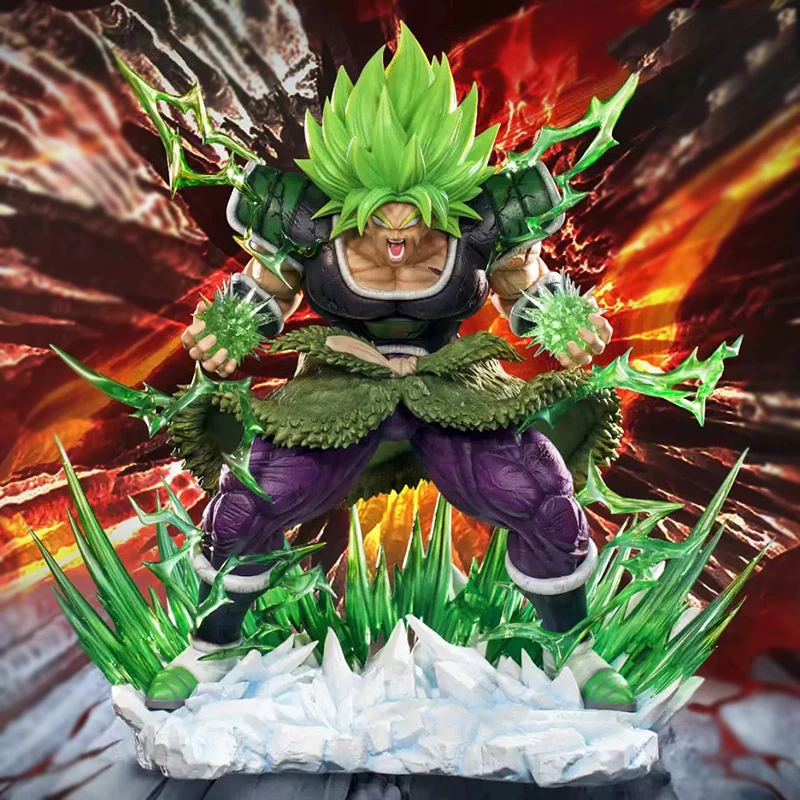 25cm Anime Dragon Ball Figures GK Broli Super Saiyan Action Figures Broly PVC Collection Model Perimeter Toys Birthday Doll Gift