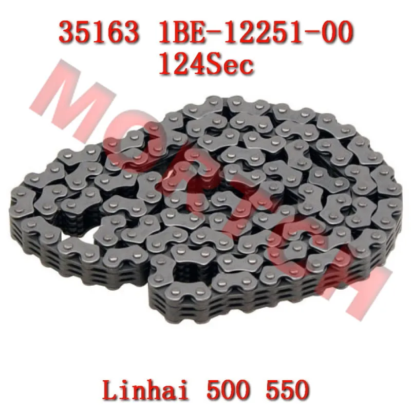 Timing Chain 124L 35163 1BE-12251-00 For Linhai ATV 500D 500-D M550 EFI M550L