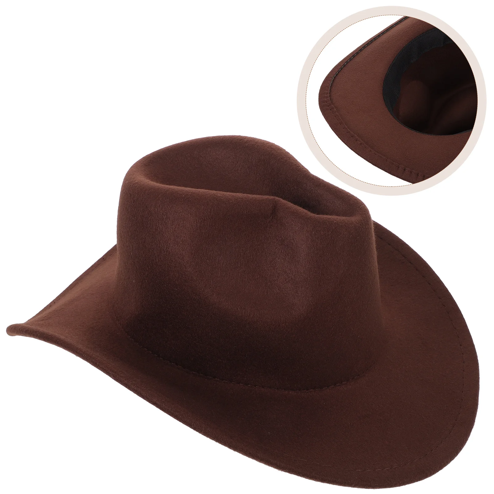 

's Cowboy Hat Broad Brimmed Western Girl Cowgirl Girls Fedora