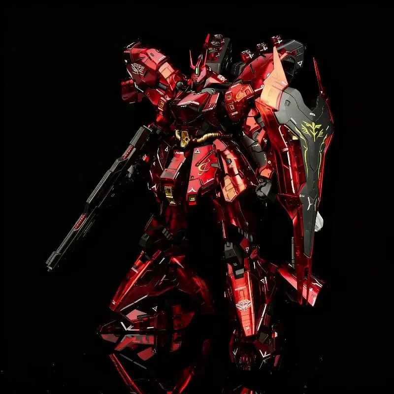

Горячая Rg 1/144 Sazabi, прозрачный цвет, механическое сердечник, сборная модель, комплект, экшн-фигурка, украшение для рабочего стола, модная игрушка в подарок
