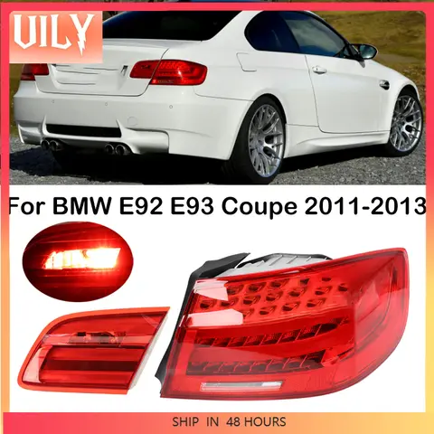 BMW 3 시리즈 E92 E93 쿠페 2011 2012 2013 LED 리어 범퍼 테일 라이트 어셈블리 테일 램프 테일 라이트 63217251958 63217252780