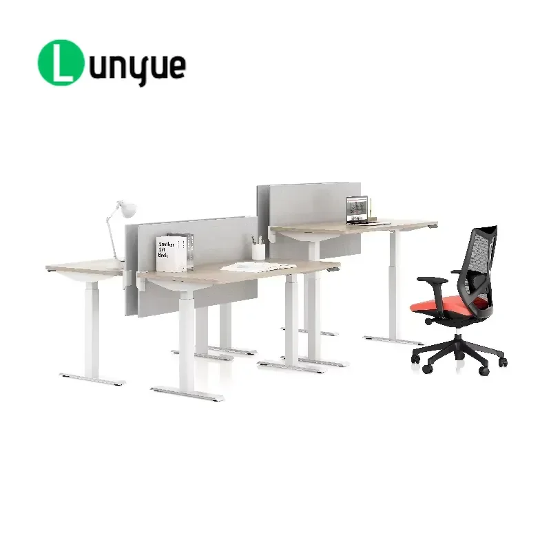 Electric Height Adjustable Desk Dual Motor Modern Ergonomic Office Workstation Soundproof Quick Installation Eco Friendly