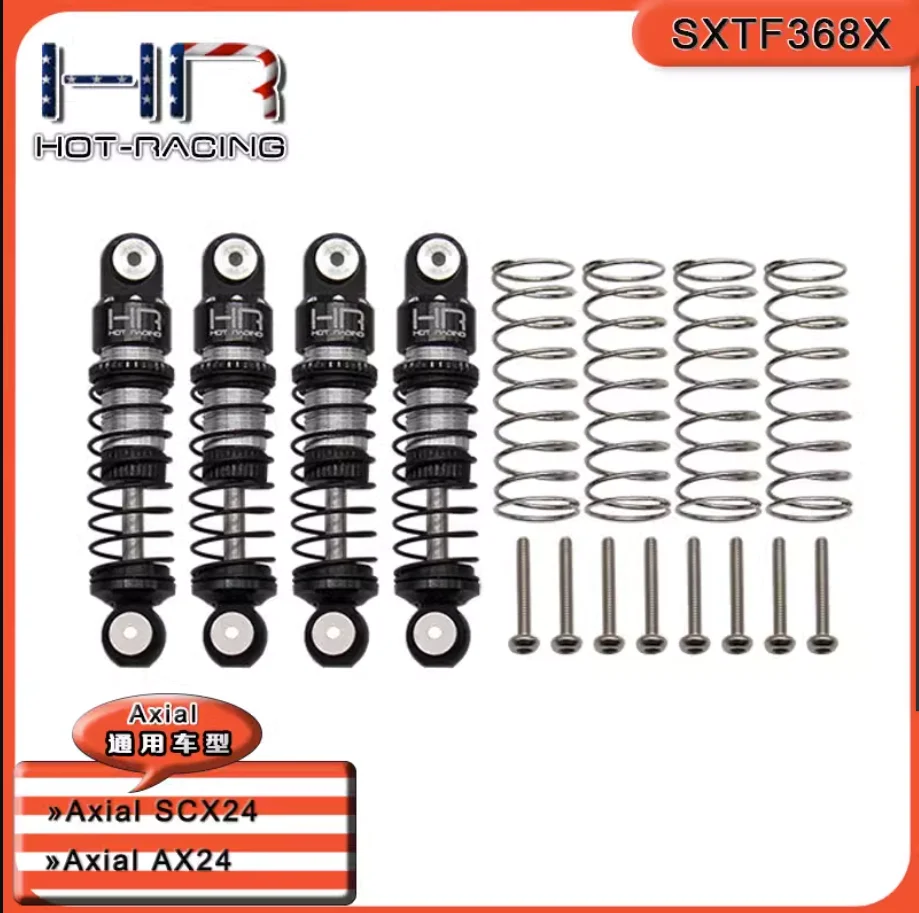 Gorące wyścigowe aluminiowe gwintowane duża pojemność wstrząsy olejowe do osiowego SCX24 inne mini/mikro crawler