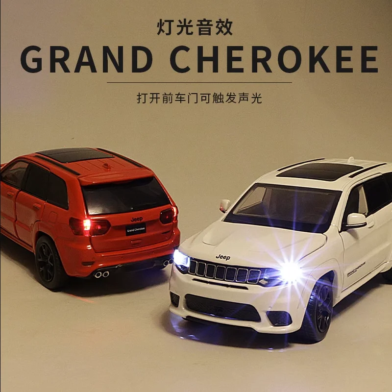 ジープグランドチェロキー合金車モデル,おもちゃ,シミュレーション金属