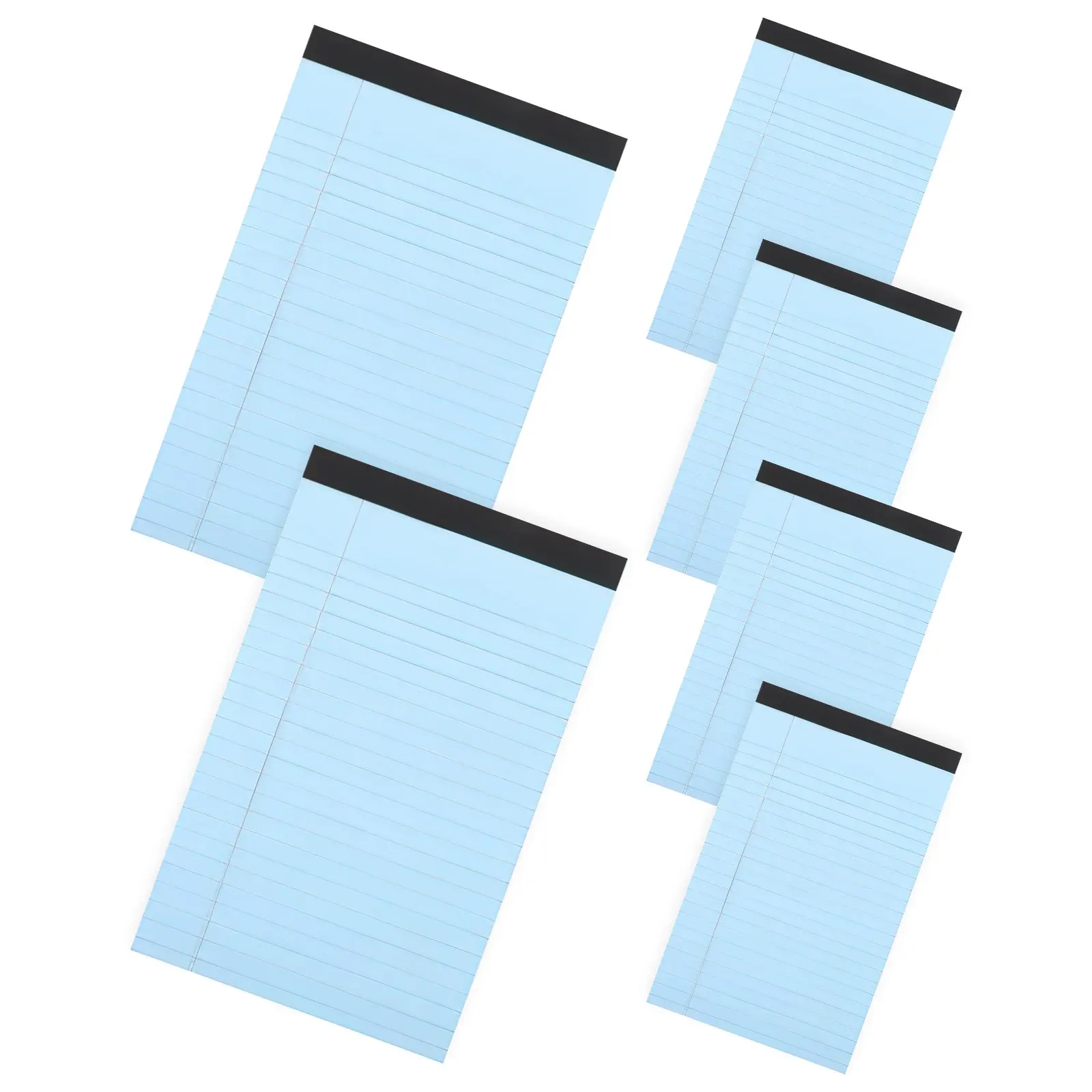 6Pack Memo Pads Lined Tear-Off Reminder Notepad Small Compact Pocket Notebook for Work Study Personal Use Mini Shorthand