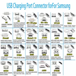 1PC Micro Type-c USB Charging Port Dock Connector For Samsung A01 A02 A02s A03s A520 A530 S8 S10+E S7 J100 S2 X200 Note8 NT950Q