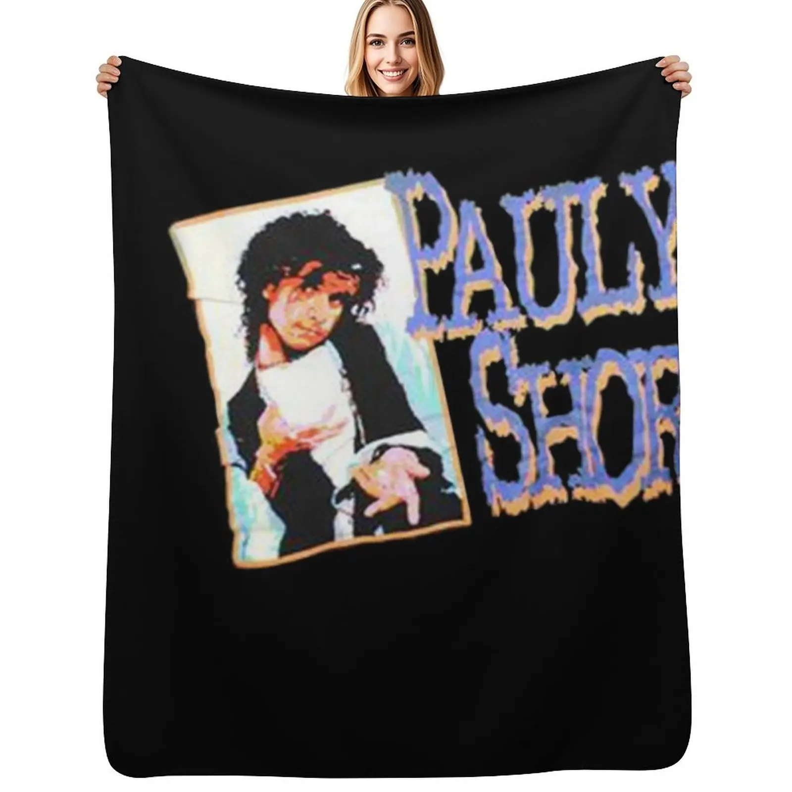 Find 1992 Pauly Shore Vintage Encino Man Era MTV VJ Classic 80's + 90's Pop Culture Neo-Hippie Grunge Iconic Comed Throw Blanket