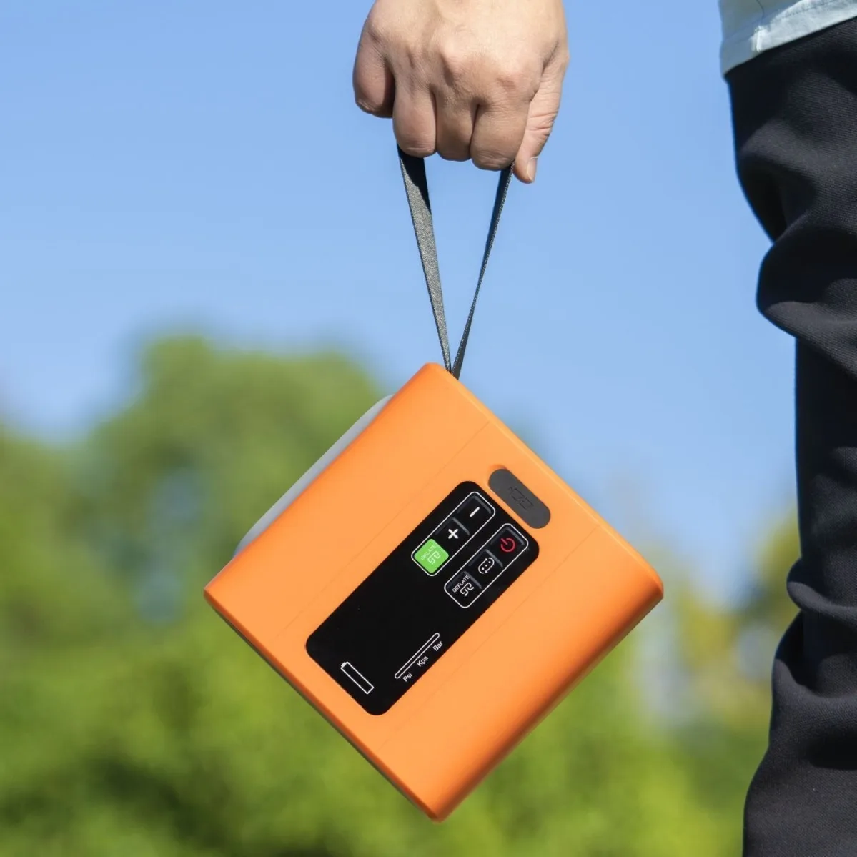 Rechargeable Portable Electric Air Pump for Outdoor Camping Air Mattress, Swimming Pool Inflatable Ring Inflation and Deflation