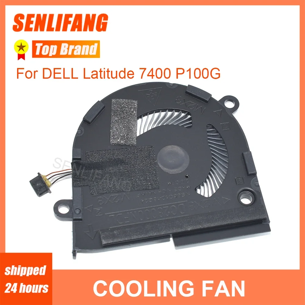 For Dell Latitude 14 7400 P100G New Fan 0HCYN0 NS65C12 EG50040S1-CF10-S9A DC28000NFSL DC5V CPU Cooler 4-Line