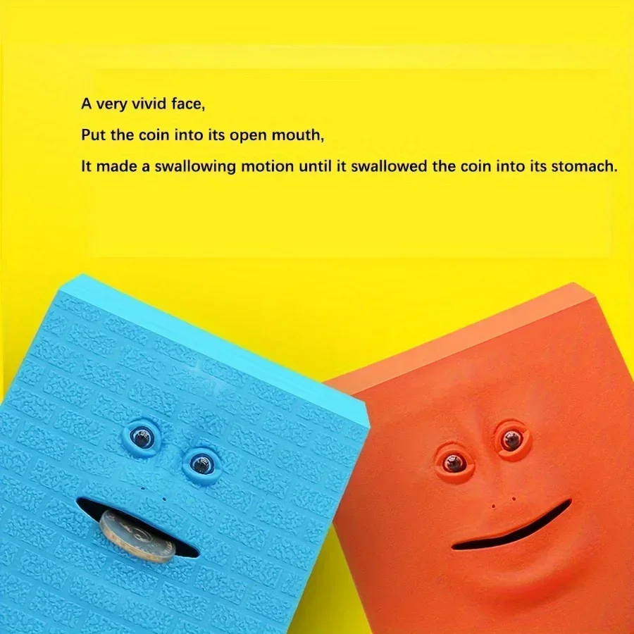 1pc  Innovative design of safe and interesting ways to save money for educational gifts in children's piggy bank