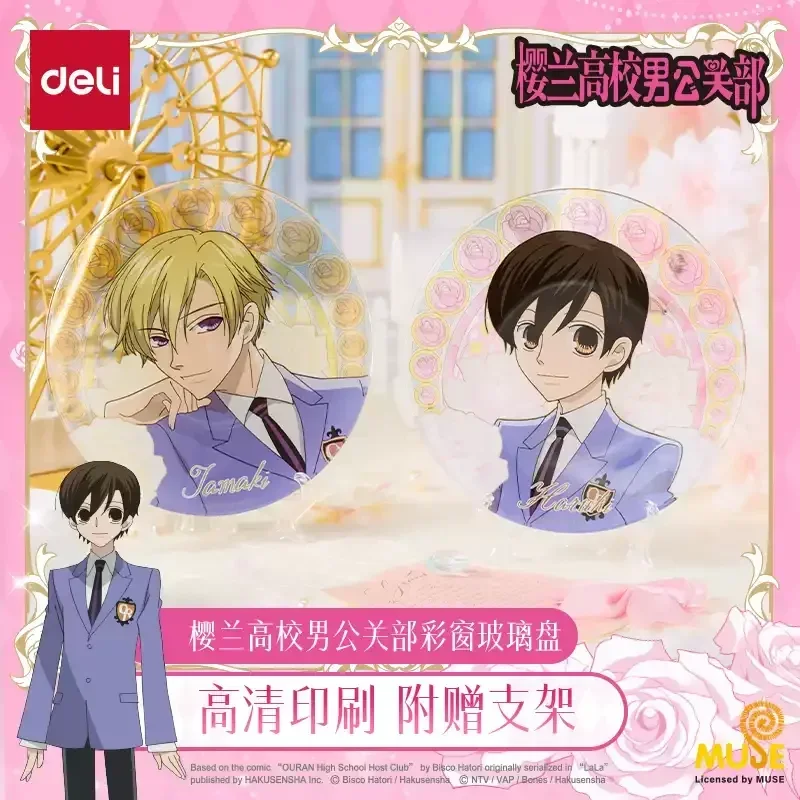 

Genuine Ouran High School Host Club Goods ambitus Colored window glass plate colleagues Fujioka Haruhi Tamaki Suou