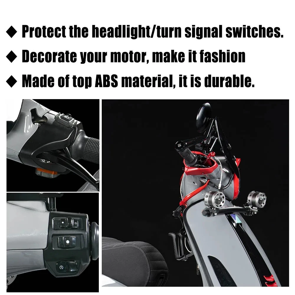 Motorcycle Handlebar Control Switch Cover For Vespa Sprint 150 2016-2021 Primavera125 150 2014-2021 Turn Signal Botton Protector