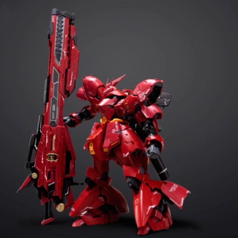 Rg 1/144 Sazabi Assembly Model Kit Action Figures Plastic Model Toy Desktop Decoration Boy Puzzle Toy With Effect Parts Gift