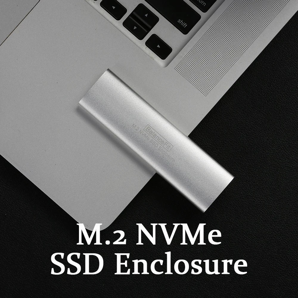 

Aluminum M.2 NVMe Enclosure,Tool-Free ,SSD Enclosure for NVMe PCIe M-Key,SSD Case for 2280 2260 2242 2230(Sata NOT Supported)