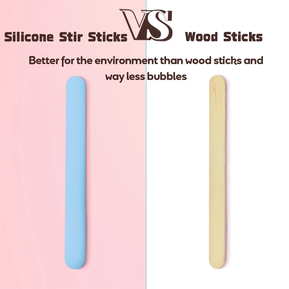 Silicone Stir Sticks DIY Candle Soap Jesmonite Concrete Mixing Sticks Handmade Making Tools Accessories