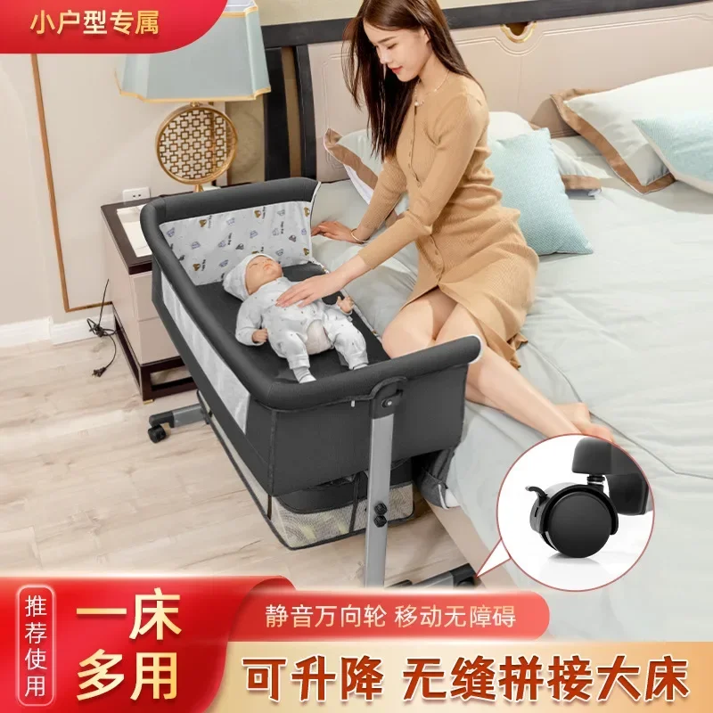 Splice Foldable Baby Crib for Newborns Aged 0-2 Crib Multifunctional Foldable Crib  Baby Sleeping Bed Baby Cot Bed