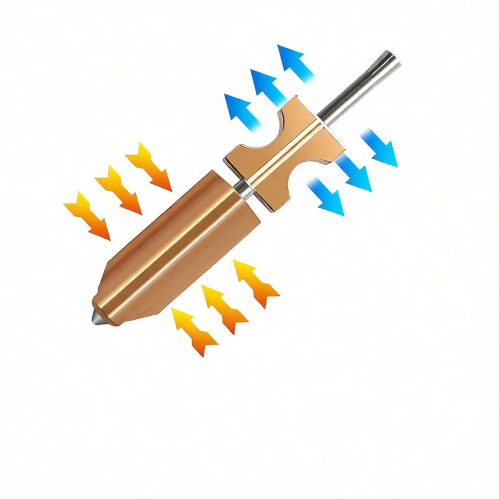Hardened Steel Nozzle Assembly Compatible With Flashforge AD5X 3D Printer Parts Thermal Stability Rapid Replacement Nozzles