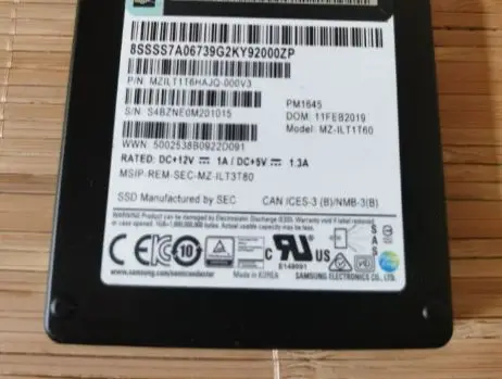 

For 4XB7A13654 01PE077 1.6T SSD SAS 12G X3650M5X6 Hard Drive