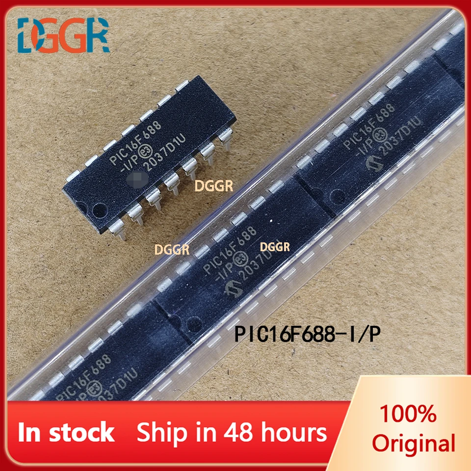 Original MCU PIC16F688 DIP14 Microcontroller 16F688 I P PIC16F688-I/P In stock