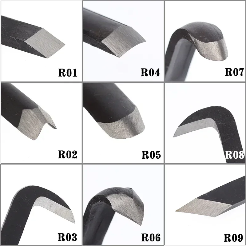 Bonsai Tools Forging Carving Knife Pick Knife Drawing Knife Root hook Folding Saw  Carving Tool set