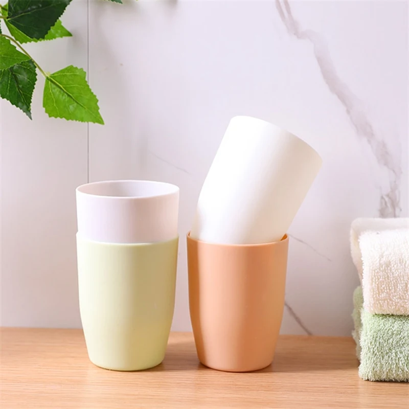 Portable Couple Toothbrush Washing Mouth Cups Plastic Home Hotel Tooth Brush Holder Bathroom Accessories Mouthwash Storage Cups