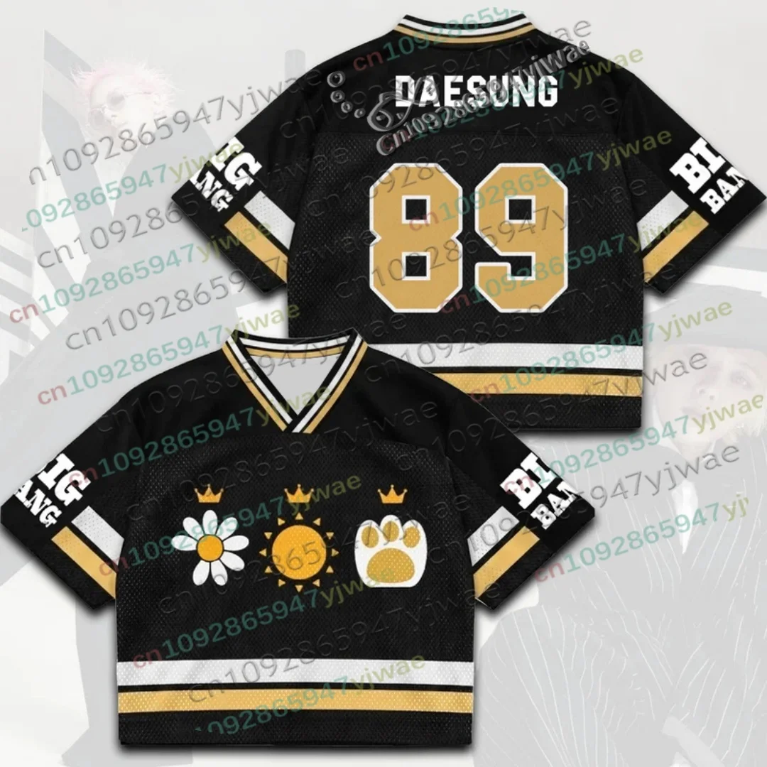 2026 Men Women's Bigbang G-Dragon Taeyang the Throne Returned Jersey Gift For Fans Plus Size Fashion Street Top Casual T-shirt