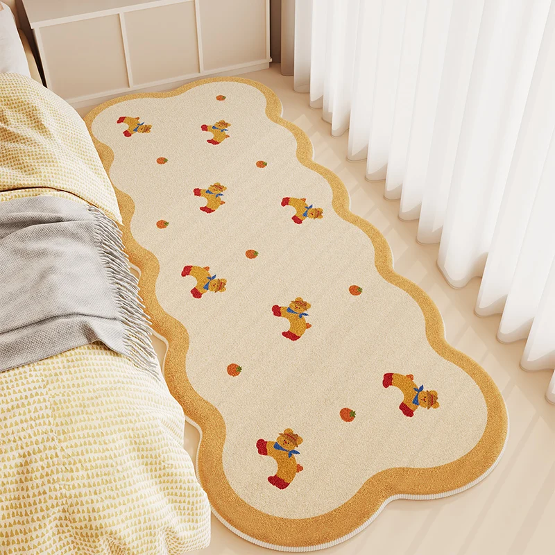 חיה חמודה פולקה נקודה ליד המיטה גבוהה חדש אזור סלון שטיחים חדר שינה ילדים רכים רכים זוחלים שטיח