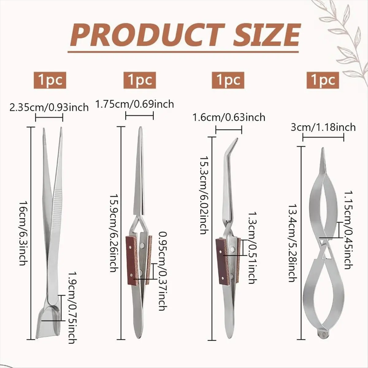BHBL 6 Pcs Jewelry Soldering Kit, Jewelers Making Melting-Casting Tools Tweezers with Shovel for Jewelry Making Soldering