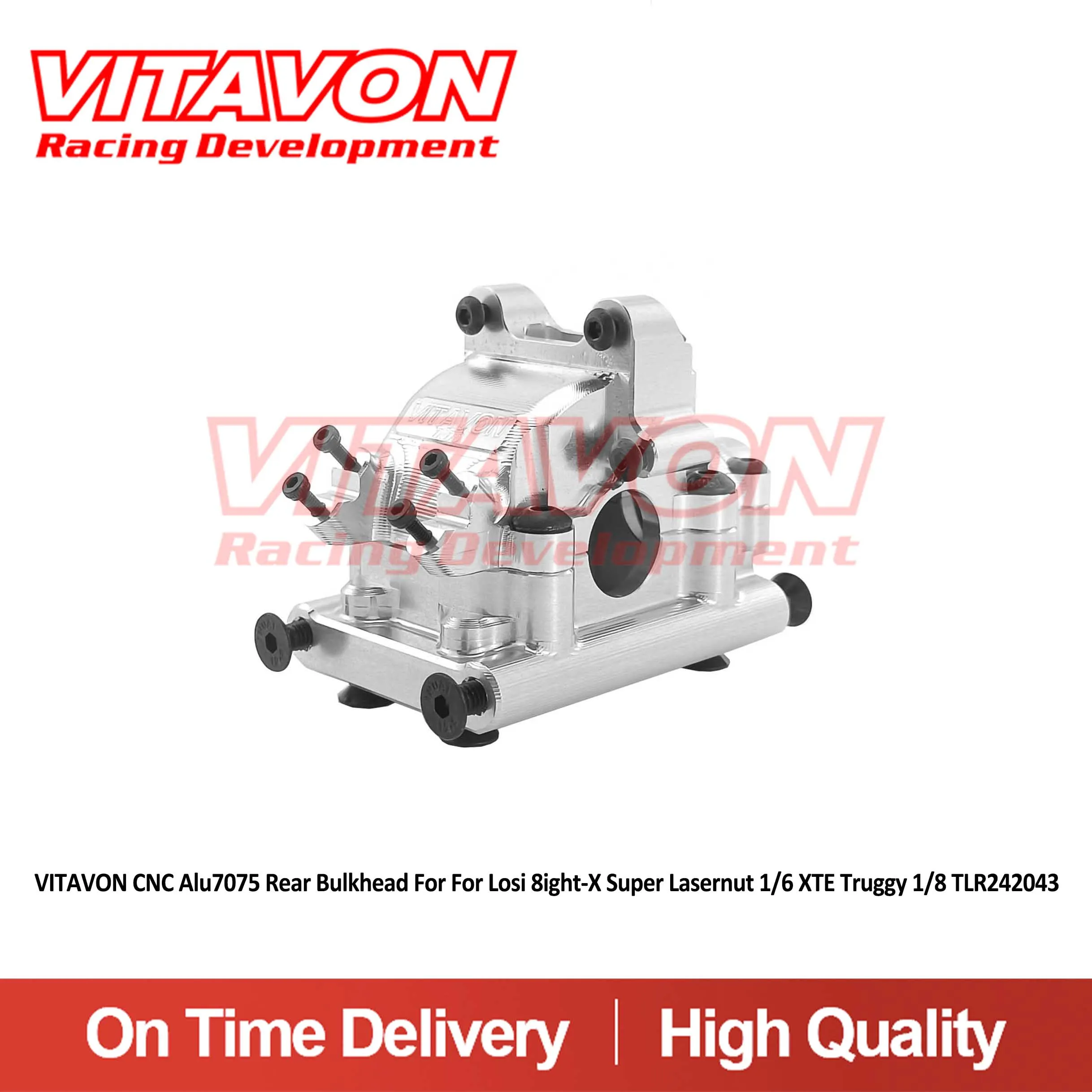 VITAVON CNC Alu7075 tylna przegroda dla Losi 8ight-X Super Lasernut 1/6 XTE Truggy 1/8 TLR 242043