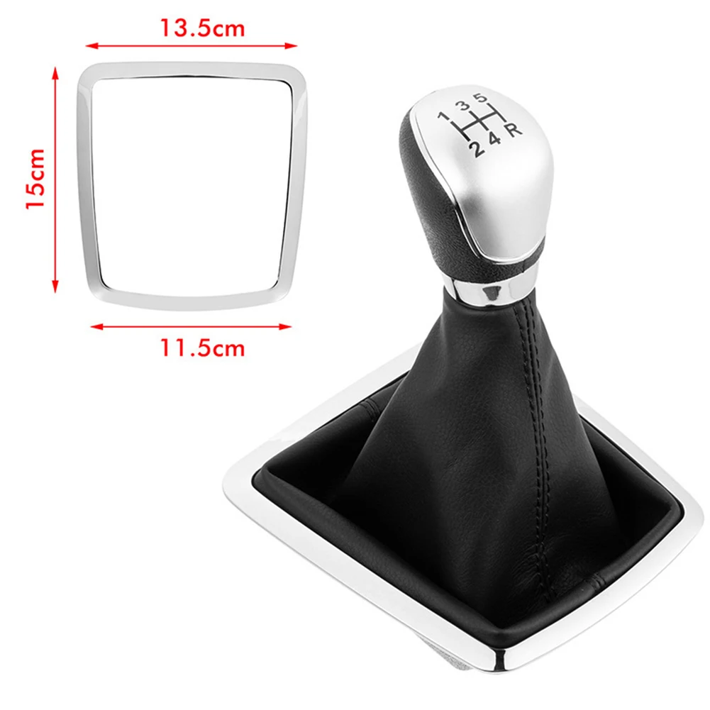 Gear Shift Knob Gaiter Boot Cover 5 Speed Manual High-Quality For Ford- For Focus- 2 Quick Installation Car Accessories