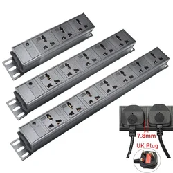 PDU Power Strip 2/3/4/5/6/7/8 universal socket UK plug distance no extension cable no switch high-quality home office socket