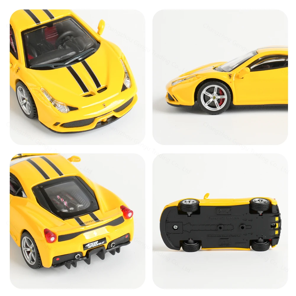 Bburago 1:43 Ferrari 458 Speciale Static Die Cast Vehicles Collectible Model Car Toys