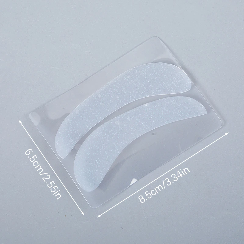 Coussinets en silicone pour extension de cils, coussinets sous les yeux, outils réutilisables pour la permanente des cils, patch pour les yeux greffé, 1 paire