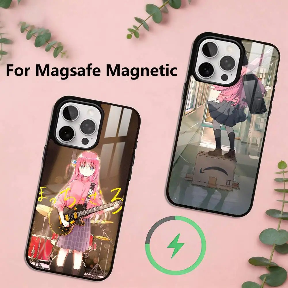

B-Bocchi The R-Rock Band Cool Phone Case For iPhone17,16,15,14,13,12,11 Plus,Pro Magnetic with Magsafe Wireless Charging