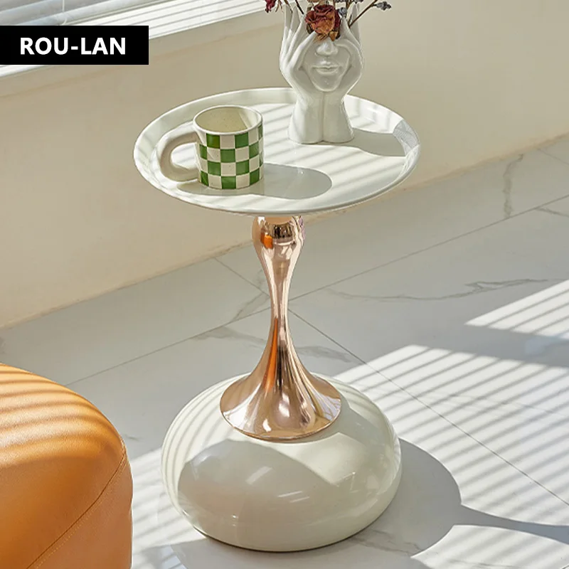 Kleine Mooie Taille Zijtafel Sofa Salontafel Schijf Koffietafel Kleine Bijzettafel Nachtkastje