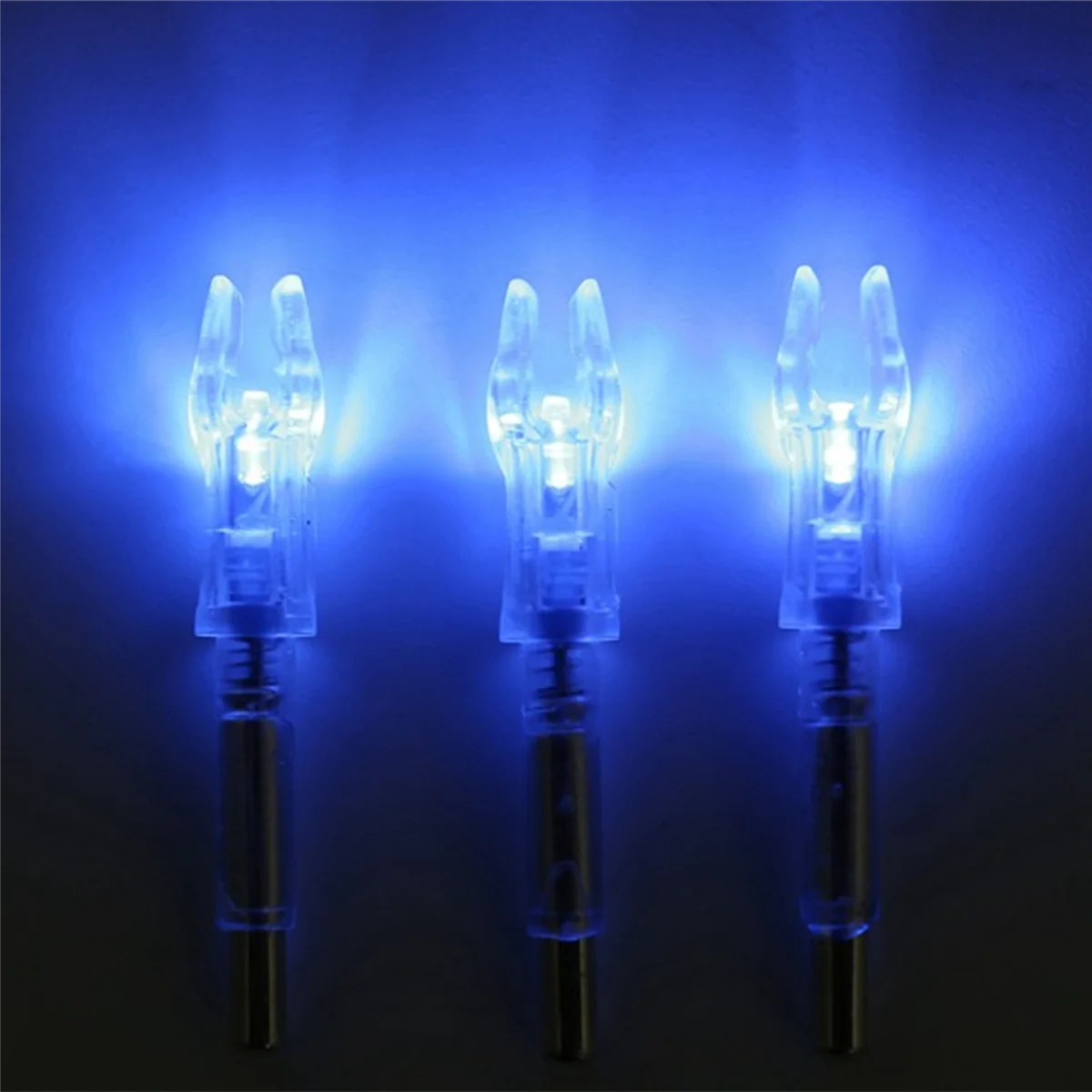 1Set Automatically LED Lighted Nock Fits G, X, and S Series Arrows with 4.2mm/165 Inside Diameter with Conversion Ring