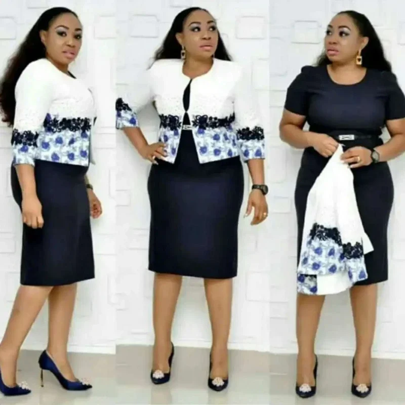 

2025 new arrival elegent fashion style african women plus size dress XL-5XL african dresses african clothes for women