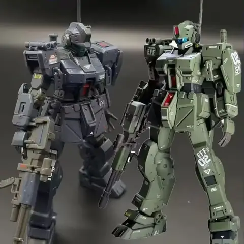 JMS HG 1/144 미드나잇 컬러 RGM-79 스파르탄 짐 워터 패치 조립 모델 공동 모바일 메카 전사 로봇 플라스틱 장난감 선물