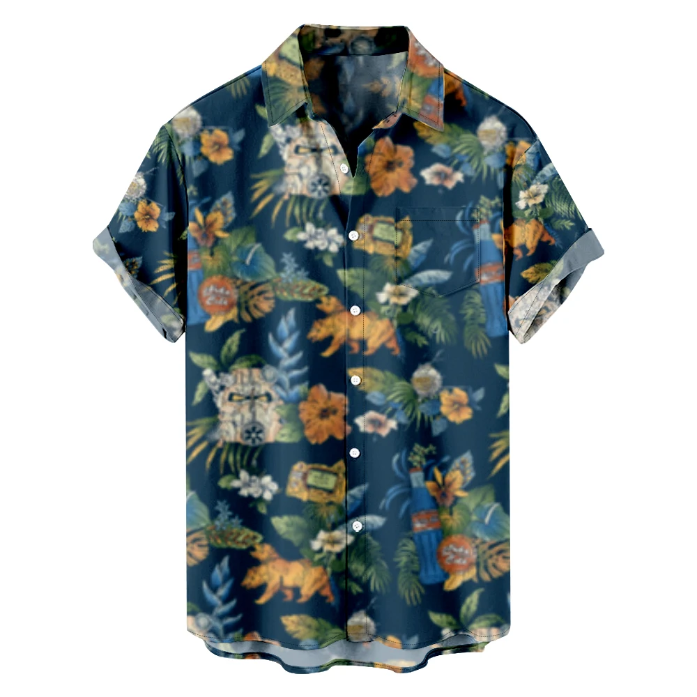 

tribal pattern T-shirts Fashion Casual Short Sleeve Women Men Summer Shirts