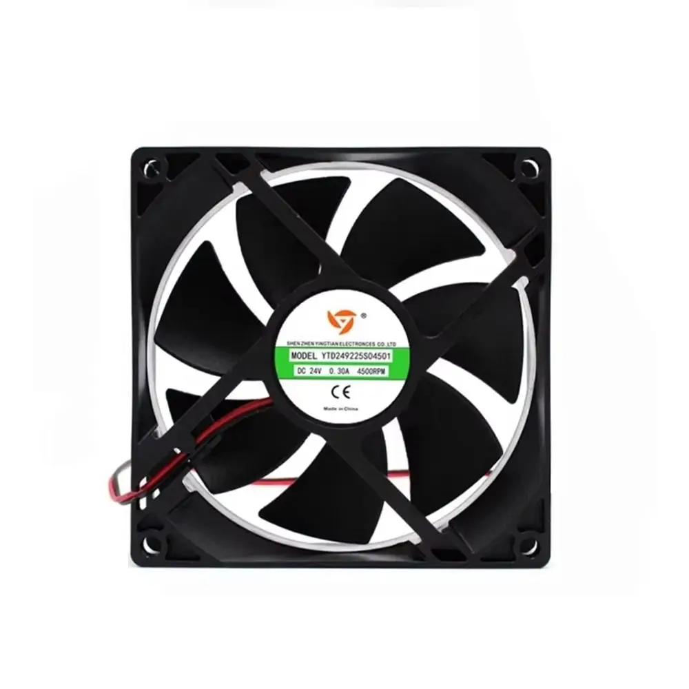 9 سنتيمتر 24 فولت 0.30A 4500 دورة في الدقيقة آلة لحام مروحة التبريد العادم ارتفاع حجم الهواء خادم مروحة التهوية آلة لحام مروحة #3